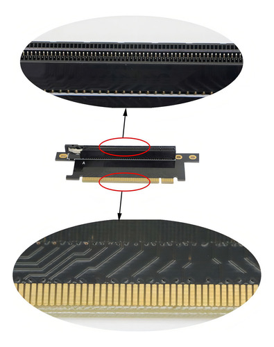 Tarjeta Elevadora Pci Express 3.0 16x Cable De Extension 90