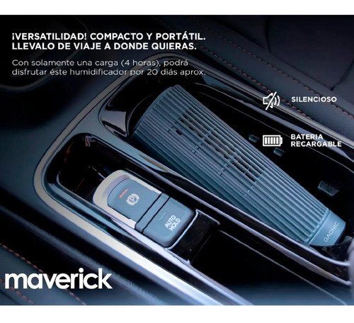 Imagen 7 de 8 de Ozonizador Ionizador Aire Antibacterial Purificador Maverick