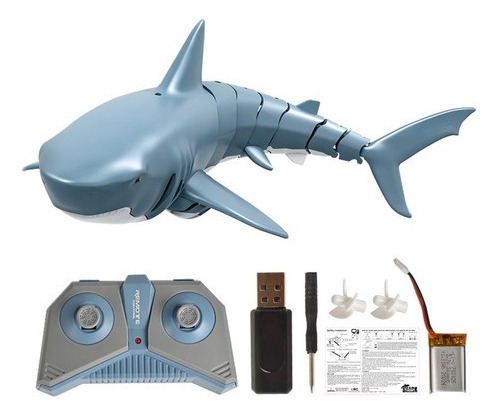 Mini Rc Shark Control Remoto Juguete De Natación Bajo El Agu