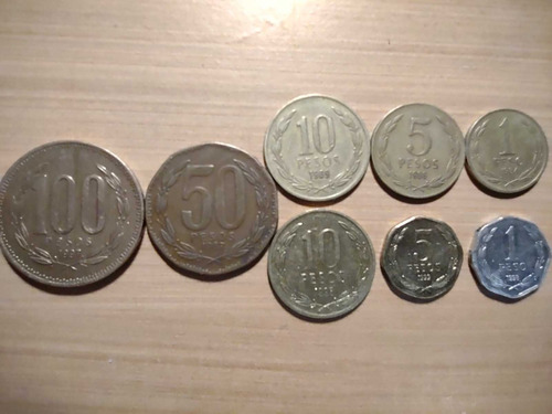 Series Monedas Chile Pesos (acuñadas Del 1981 Al 2000)