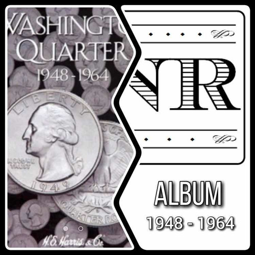 Álbum Monedas Cuartos Dolar Eeuu - 1948 - 1964 - P & D -25 C