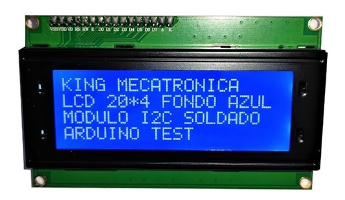 Display 2004 Lcd Pantalla 20x4 Con Modulo I2c Para Arduino