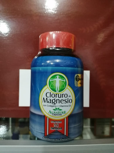 Cloruro Magnesio Con Colageno + Vitamina D3 - 90 Cap