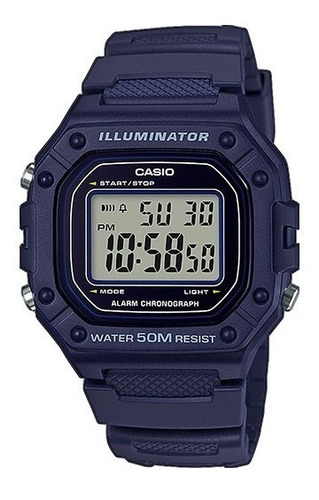 Reloj Casio Digital W-218h-2 Novedad Agente Oficial Caba