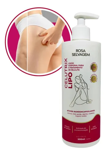 comprar Rosa Selvagem Celutrix Lipo Redutor Gordura Celulite 500ml
