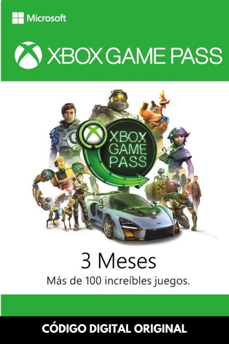 Xbox Game Pass Core [xbox One/ Series] Original 3 Meses Gold