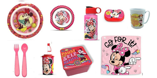 Vajilla Minnie Set Jardin Para Jardin Y La Casa 10 Piezas