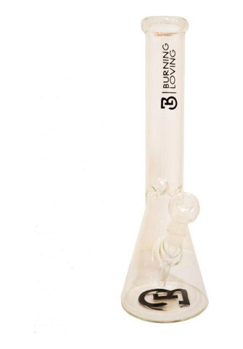 Glass Bong 35cm Thickness 3.5 Clear - Burning Loving