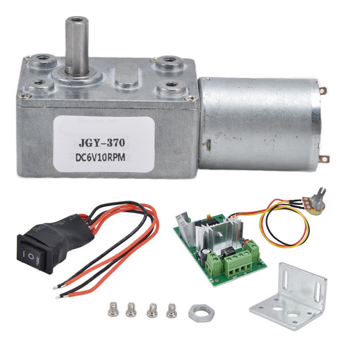 Motor Eléctrico Worm, 6 V, Con Engranajes, Dc, Turbo, Mini R