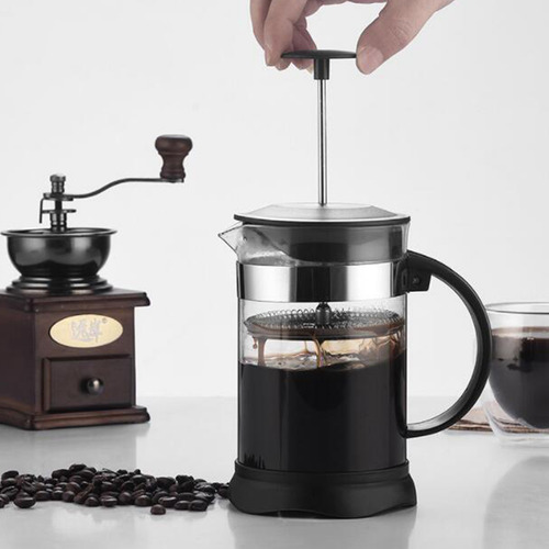 Cafetera French Press, Calefacción, 800 Ml, Filtro De Acero