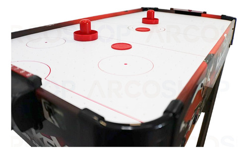 Mesa Hockey De Aire Interactiva Con Motor Y Accesorios