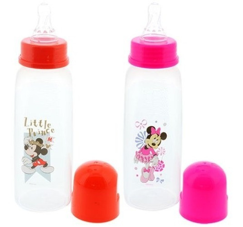 Teteros De Mickey Y Minnie Mouse 9 Oz