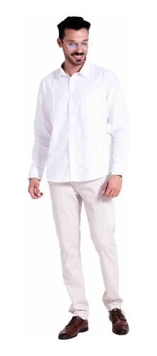 Camisa Alberto Regular Fit Caballero En Algodón 100%