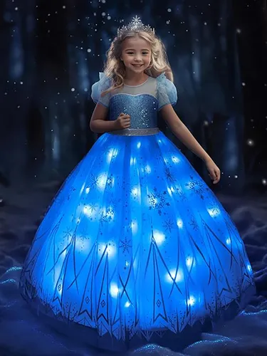 Elsa vestido luminoso sale