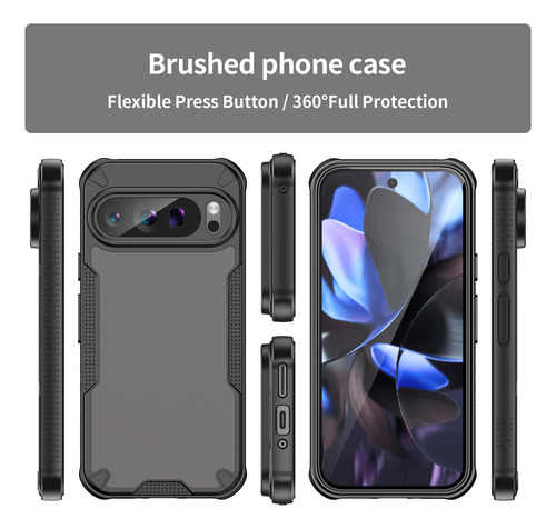 Funda Protectora Anticaída Adecuada Para Google Pixel 9, Pixel 9 Pro Xl, Moderna Funda Translúcida Para Teléfono Móvil Pixel 9 Pro