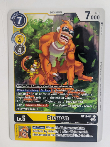 Digimon Tcg Etemon Bt11-041 C