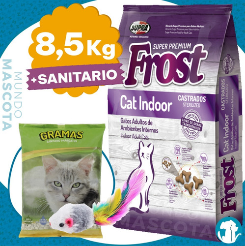 Comida Gato Frost Cat Indoor 7,5 + 1 Kg + Regalo + Envío