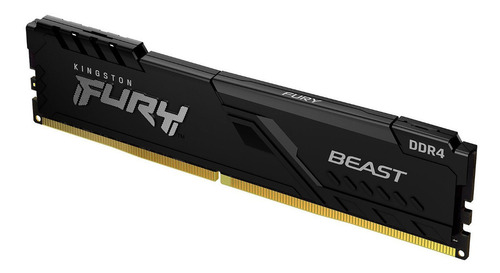 Memoria Ram Kingston Fury Beast Black Ddr4 16g 3200mt/s Dimm