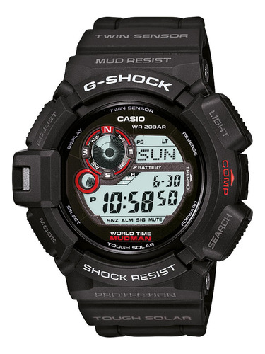 Reloj G-shock G-9300-1d Resina/aluminio Hombre Negro