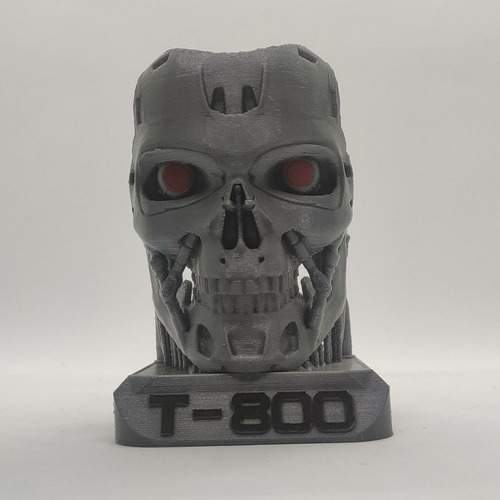 Lapicero De Terminator T800 Impreso En 3d