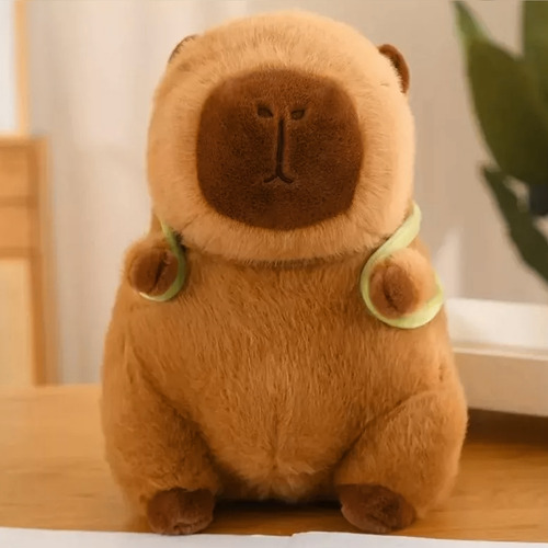 Juguetes De Peluche Capibara Y Mochilas Pequeñas Con Forma D
