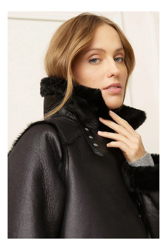 Campera Gamulan Falabella Basement Mujer