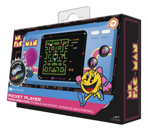 Console Retrô - My Arcade Pocket Player - Ms Pacman