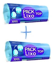 Comprar Sacos Para  Lixo Kit 60 Sacos Azul 100 Litros Resistente