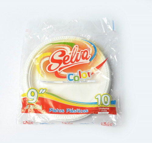 Platos Plásticos Desechables Selva Pl 9 (50x10)