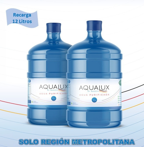 Agua Purificada 2 Recarga 12 Litros