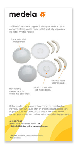 Medela Formadores De Pezón Softshells