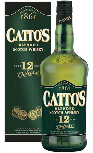 Whisky Cattos 12 Años 750 Ml