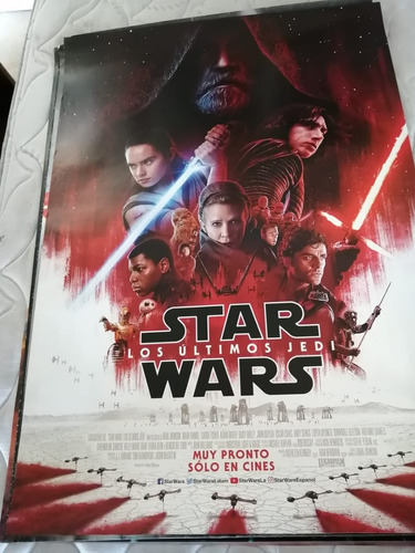 Afiche-póster De Película De Cine Original Star Wars Ep 8