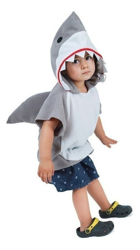 Disfraz Con Capucha De Tiburón Animal De Halloween For Niños De Regalo