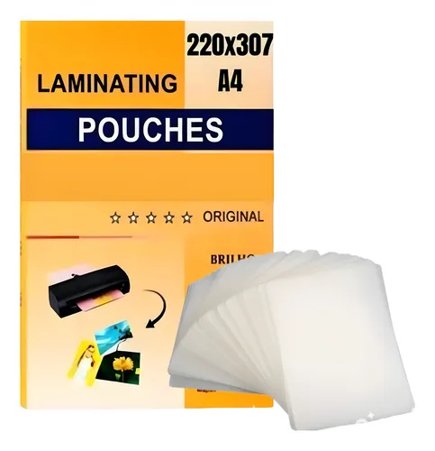 comprar Plástico Para Plastificação A4 220x307mm 125mic 005 - 50 Uni