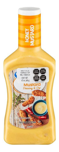 3 Pzas Nuevo Aderezo Great Value Miel Y Mostaza 473 Ml
