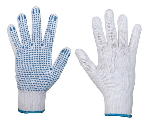 Guantes De Tela Antiderrapante Palma Y Dorso Wolfox Wf9638