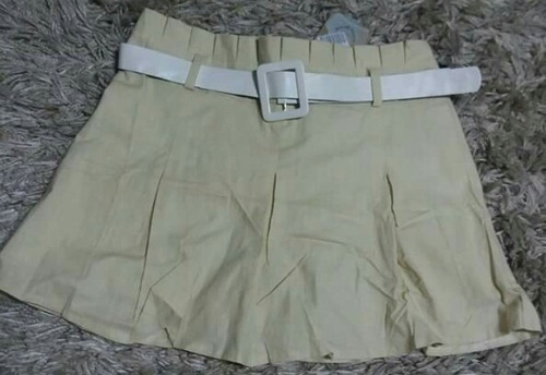 Shorts Com Cinto Tamanho M  Pronta Entrega