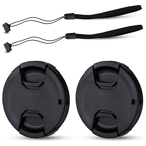 2pack Jjc 37mm Center Pinch Tapa De Lente Frontal Tapa De Le