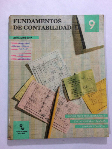 Fundamentos De Contabilidad Ii 9no Gdo Jesús A Silva