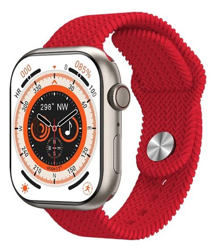 Reloj Hk10 Pro Gpt Amoled 3d Música Llamadas Play Store Ia Rojo