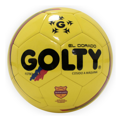 Balon Futbol Golty Dorado Recreativo No.5 