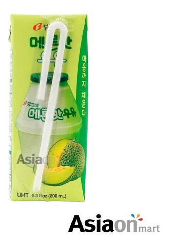 Leche Coreana Sabor Melon Binggrae