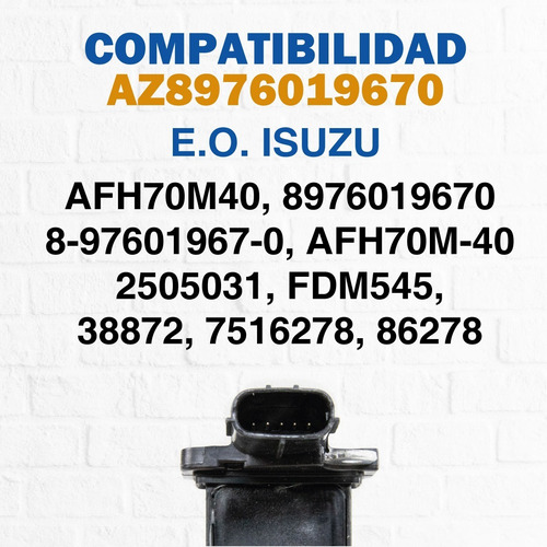 Imagen 4 de 10 de Sensor Map Elf 200/300/400/500/600 Az8976019670 Isuzu