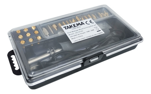 Pirógrafo 27 Puntas Intercambiables 10w/30w Zd-972g Takema
