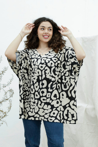 Remera Morley Estampado Maxi Blusa Remeron Talles Grandes