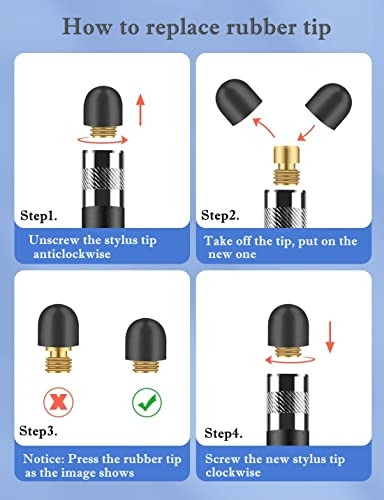 Stylus Pens Para iPad iPhone Android Tablets Todo Touch Scre