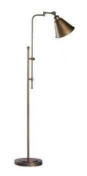 Lampara De Piso Modelo Rush - Bronce Këssa Muebles