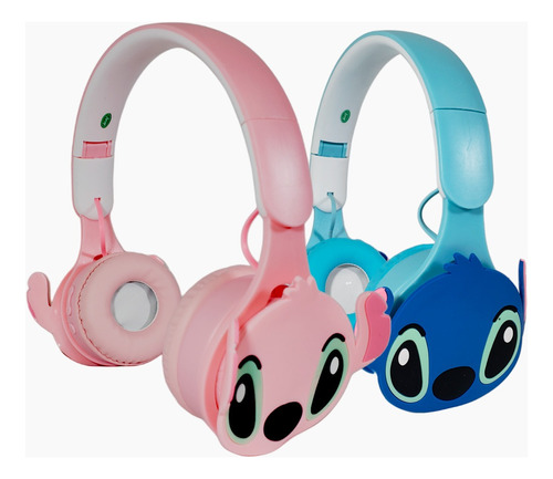 Audifonos Inalámbricos Bluetooth Infantiles De Stitch Kawai
