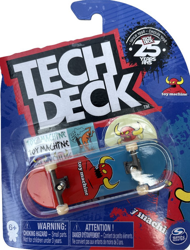 Tech Deck Patineta De Dedos, Toy Machine Diablo